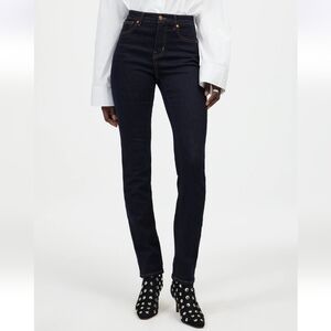 Madewell Stovepipe Jeans $138 rinse dark wash 26